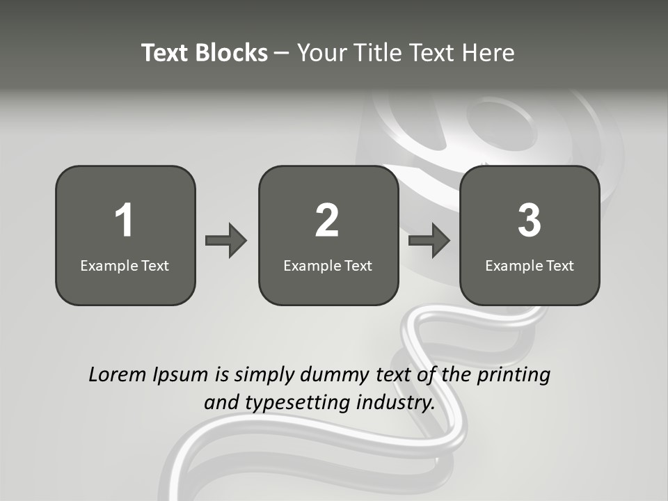 Trance Treble Blots PowerPoint Template