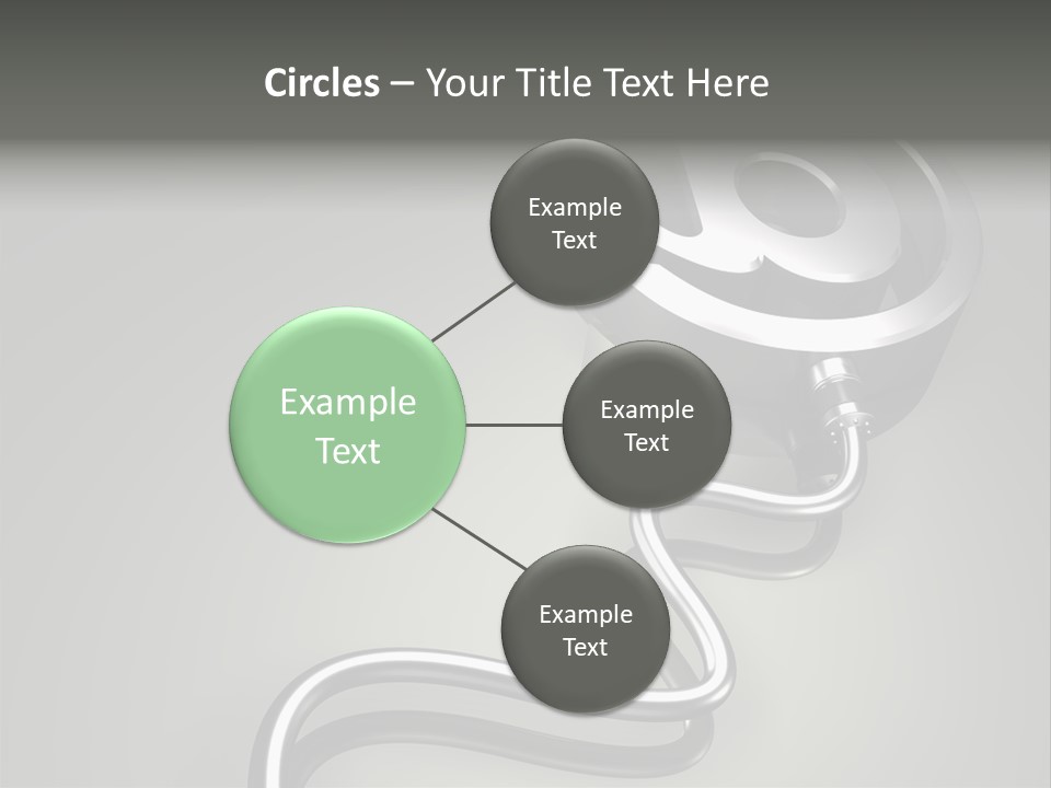 Trance Treble Blots PowerPoint Template