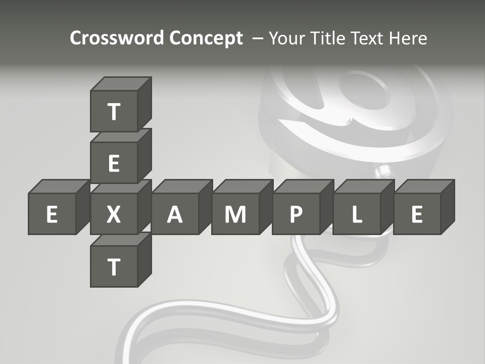 Trance Treble Blots PowerPoint Template