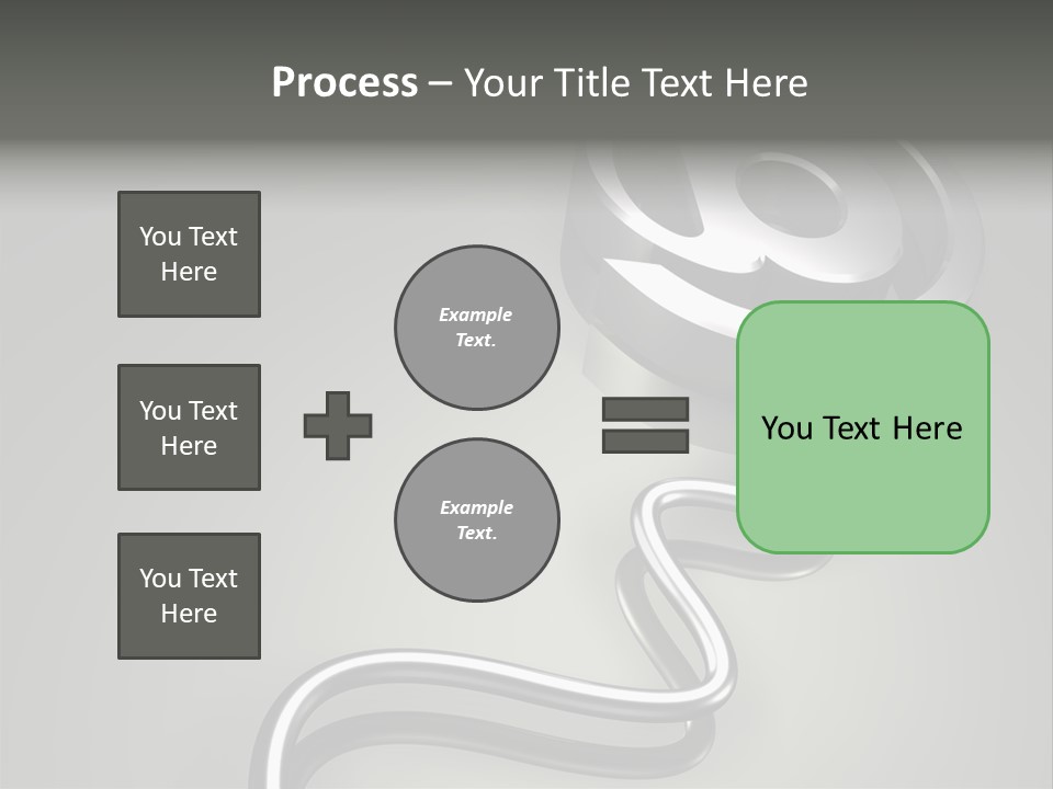 Trance Treble Blots PowerPoint Template
