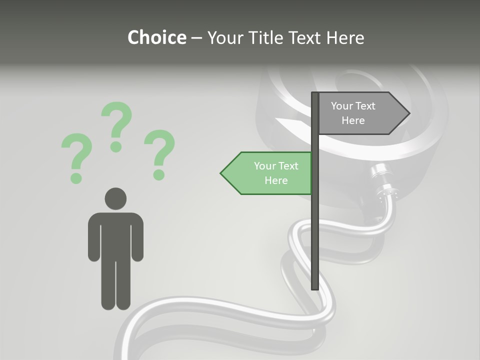 Trance Treble Blots PowerPoint Template