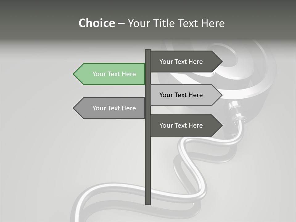 Trance Treble Blots PowerPoint Template