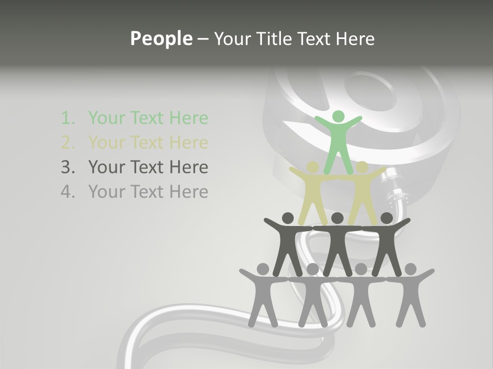 Trance Treble Blots PowerPoint Template