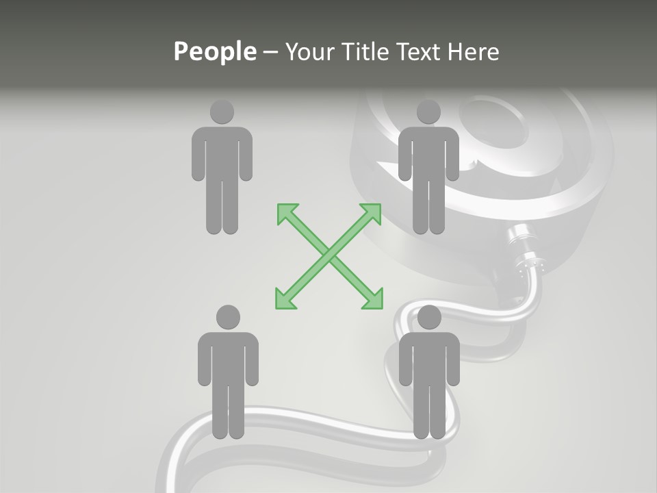 Trance Treble Blots PowerPoint Template