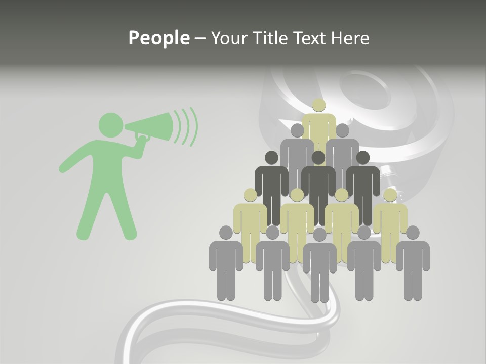 Trance Treble Blots PowerPoint Template