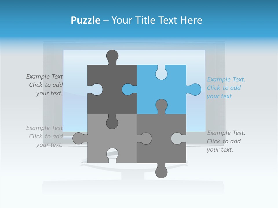 Receiver Electronics Monitor PowerPoint Template