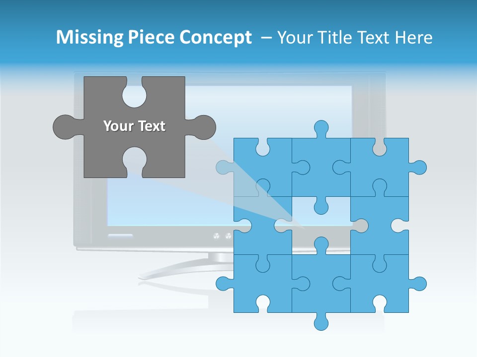 Receiver Electronics Monitor PowerPoint Template