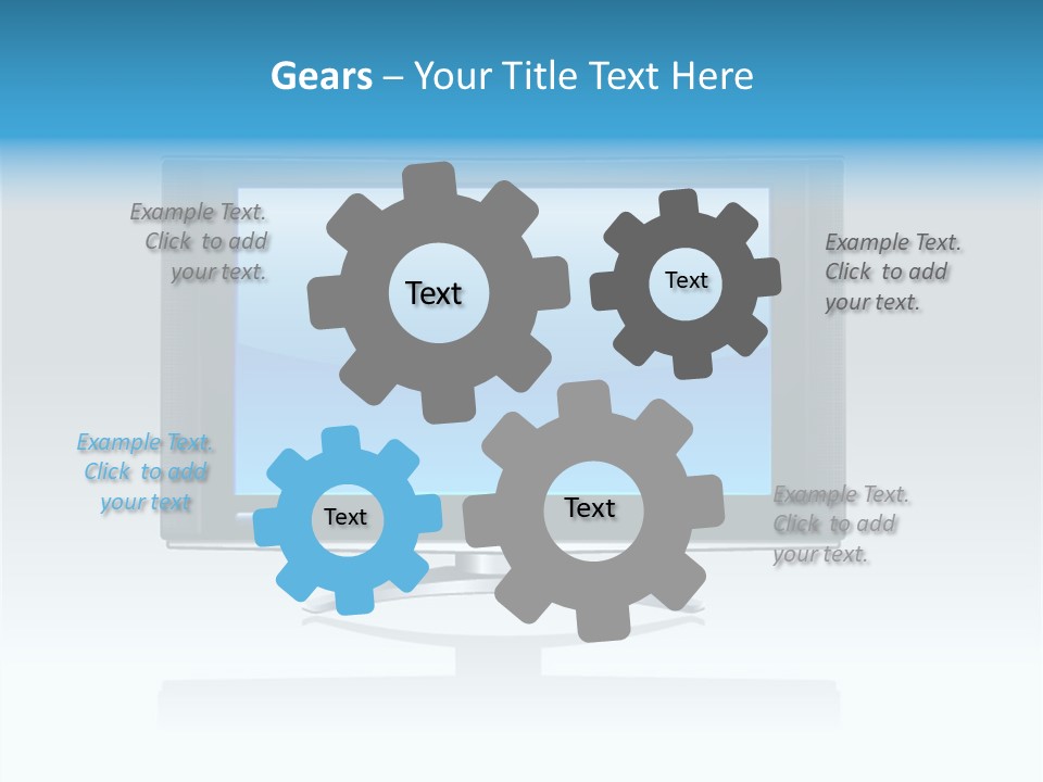Receiver Electronics Monitor PowerPoint Template