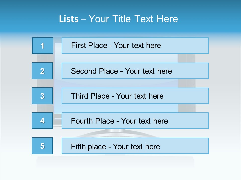 Receiver Electronics Monitor PowerPoint Template