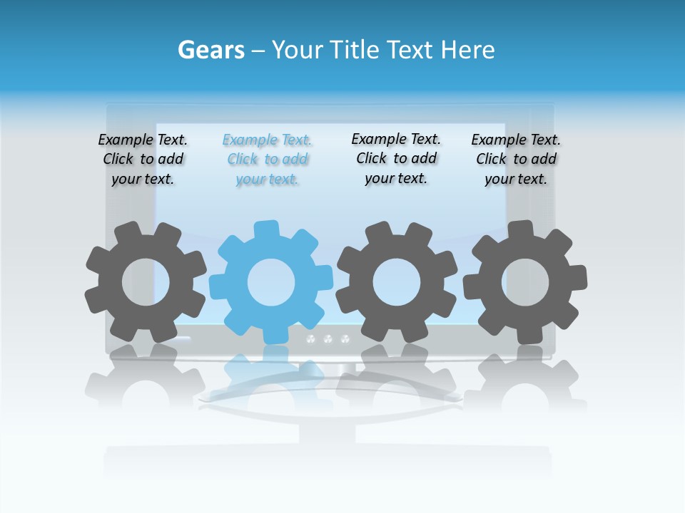 Receiver Electronics Monitor PowerPoint Template