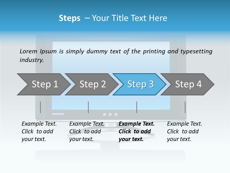 Receiver Electronics Monitor PowerPoint Template