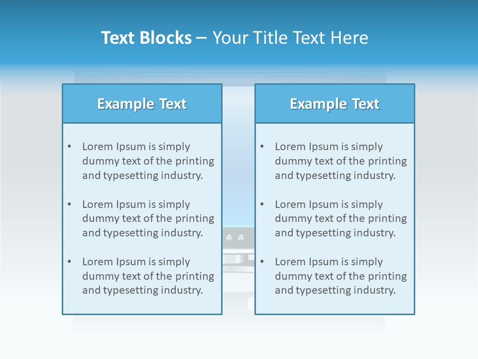 Receiver Electronics Monitor PowerPoint Template