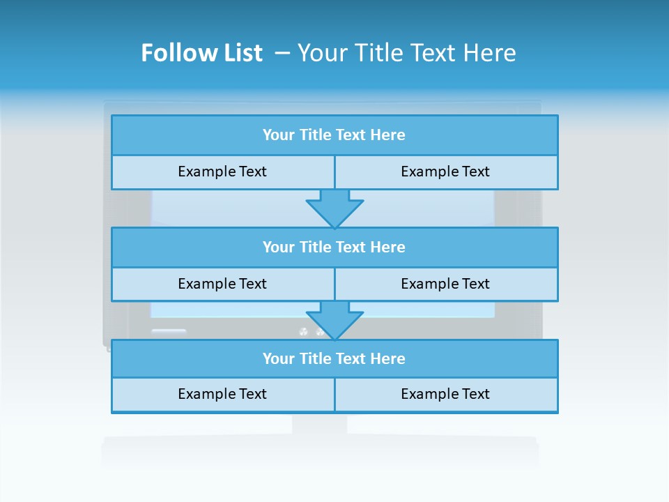 Receiver Electronics Monitor PowerPoint Template