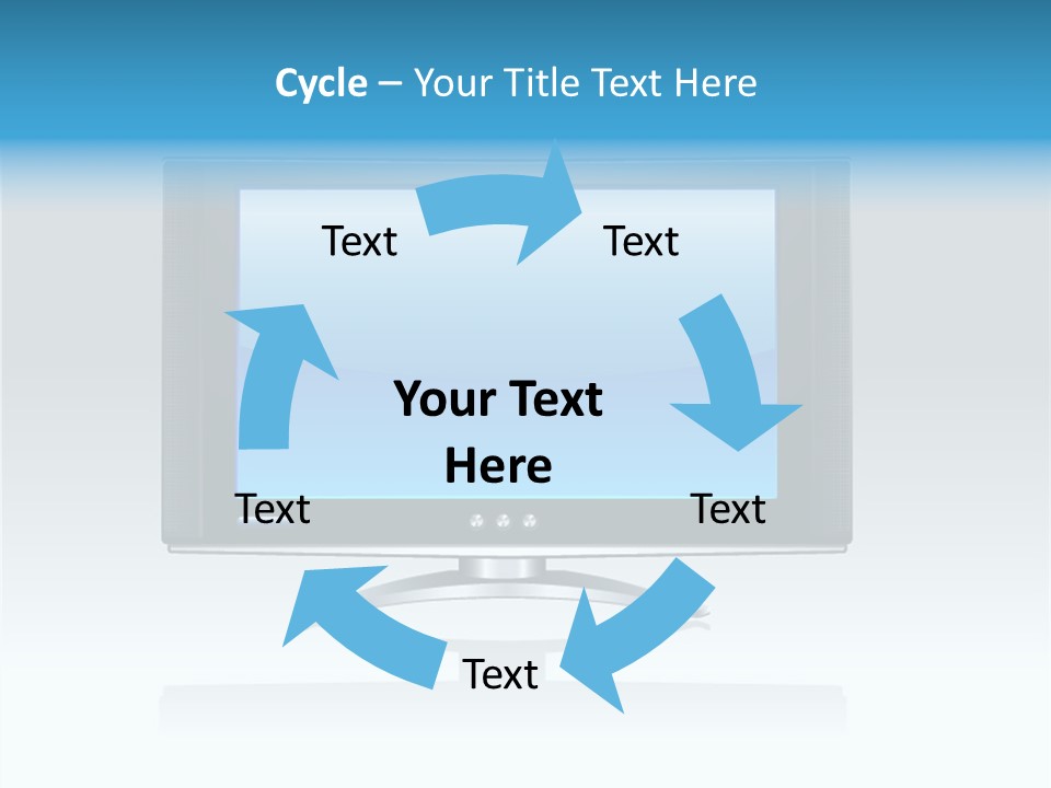 Receiver Electronics Monitor PowerPoint Template