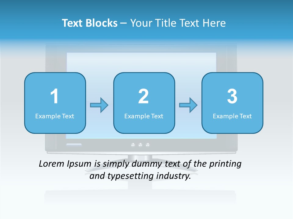 Receiver Electronics Monitor PowerPoint Template