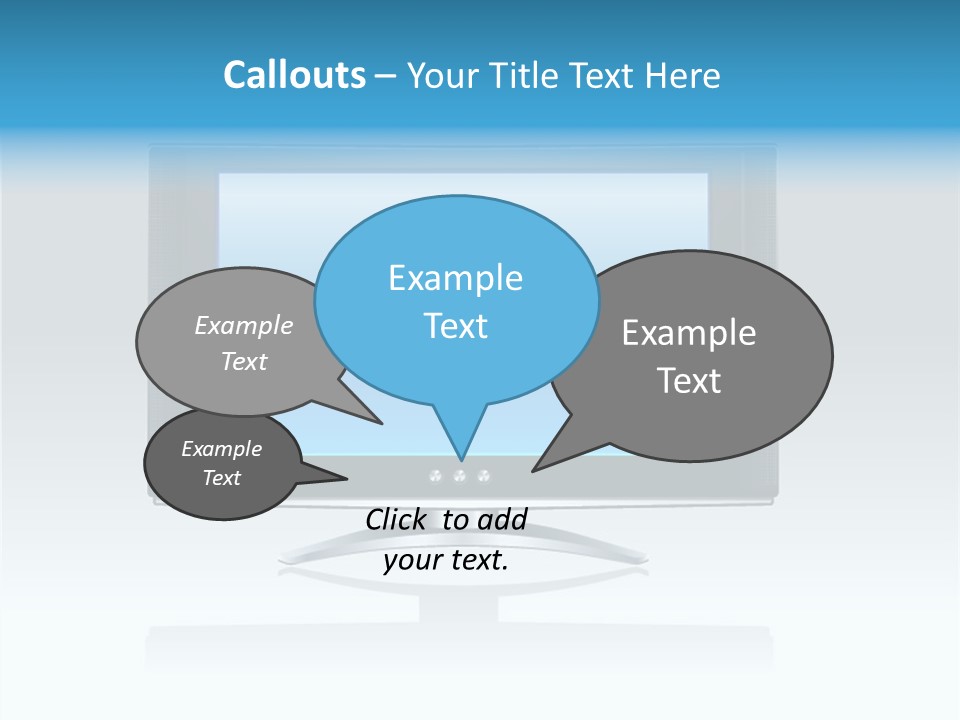 Receiver Electronics Monitor PowerPoint Template