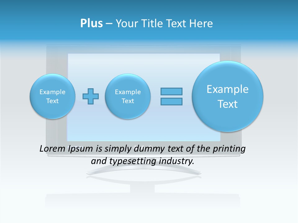 Receiver Electronics Monitor PowerPoint Template