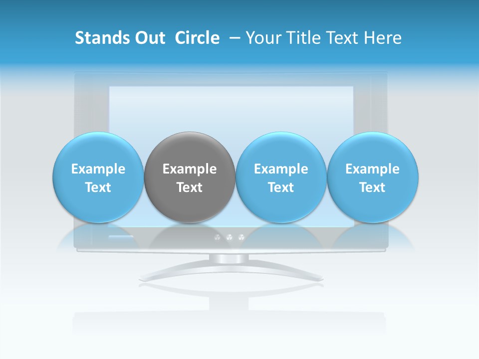 Receiver Electronics Monitor PowerPoint Template