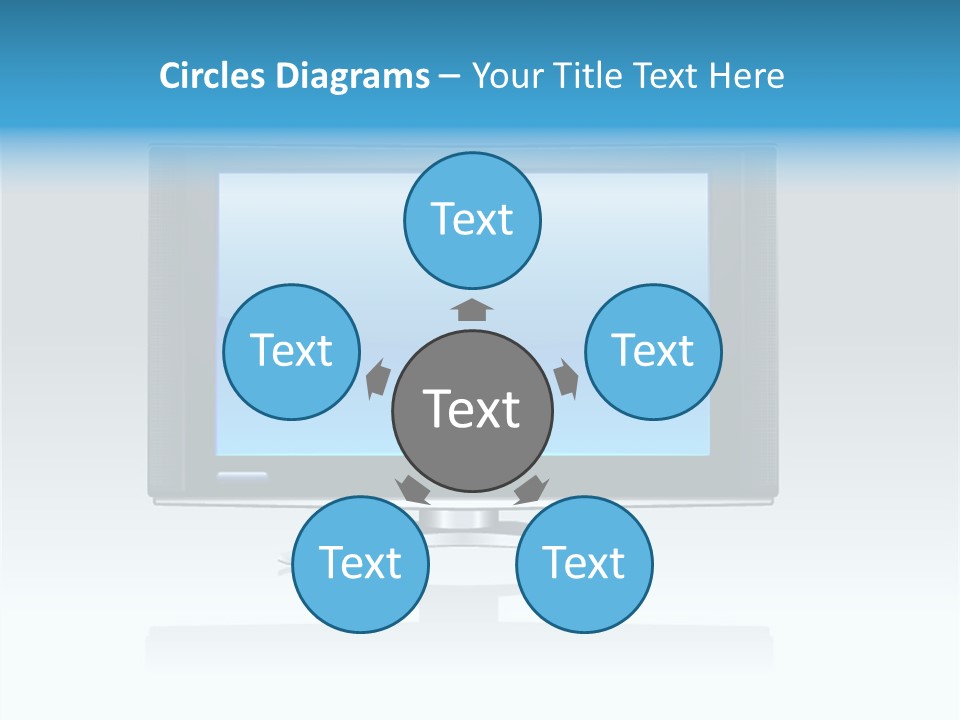 Receiver Electronics Monitor PowerPoint Template