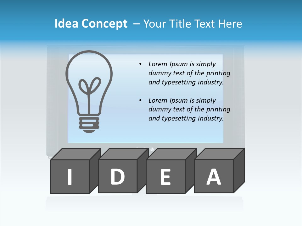 Receiver Electronics Monitor PowerPoint Template