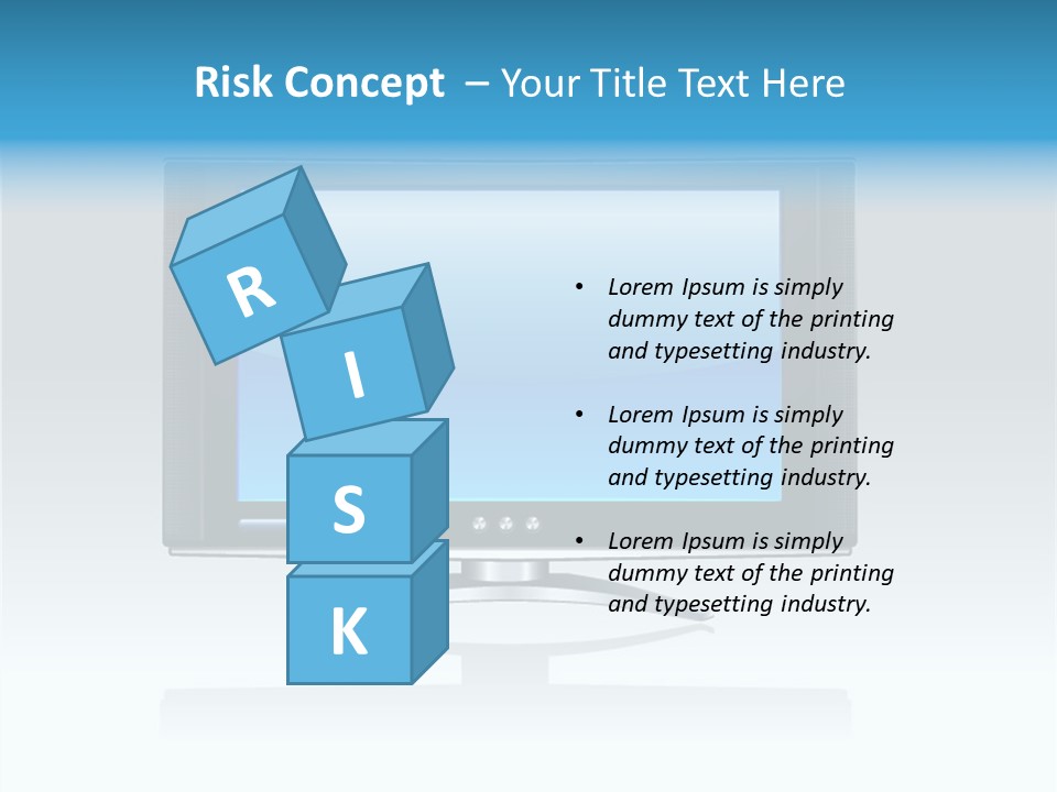 Receiver Electronics Monitor PowerPoint Template