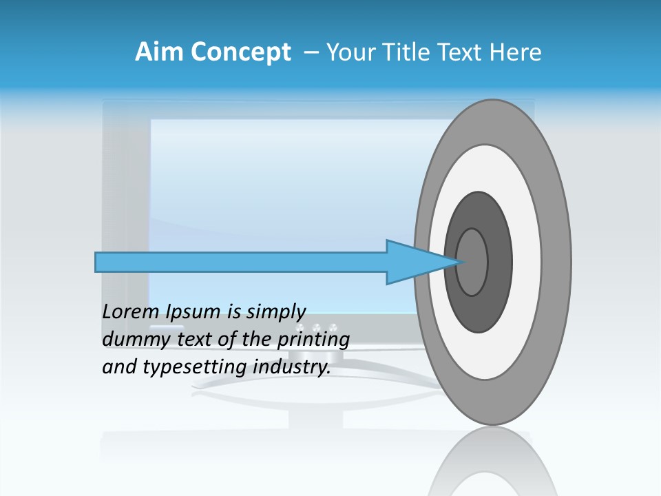 Receiver Electronics Monitor PowerPoint Template