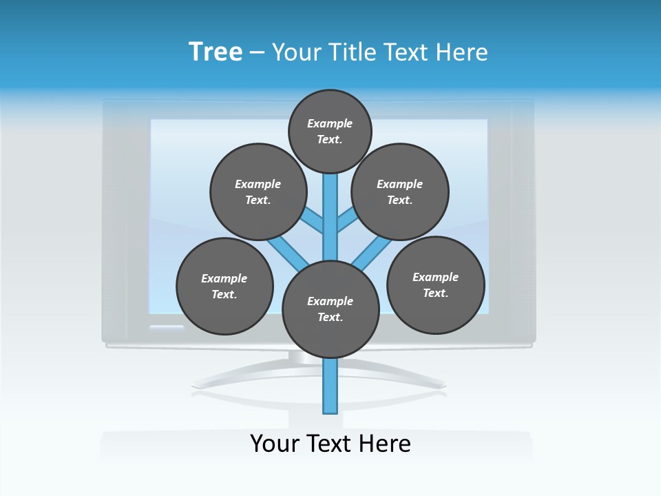 Receiver Electronics Monitor PowerPoint Template