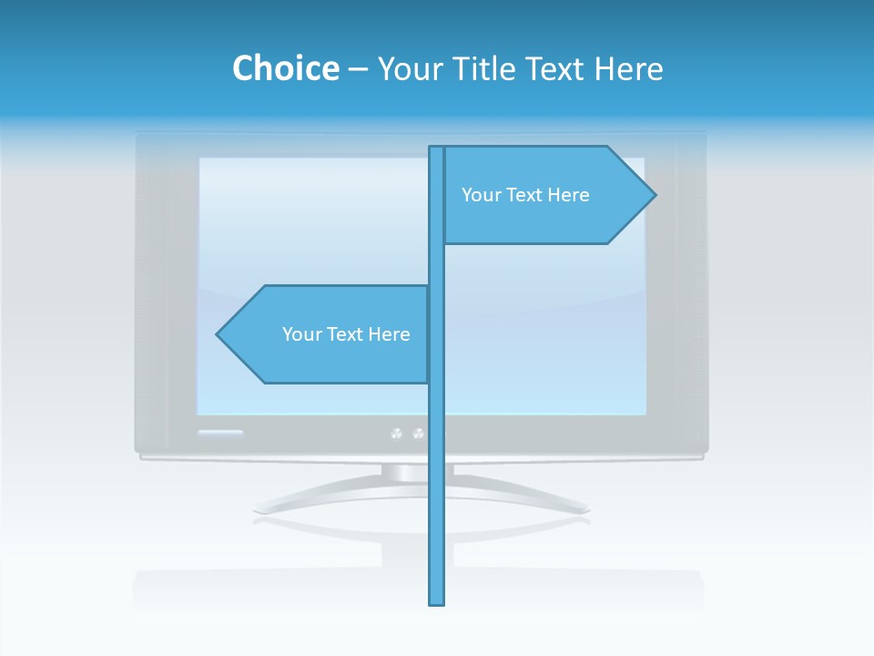 Receiver Electronics Monitor PowerPoint Template