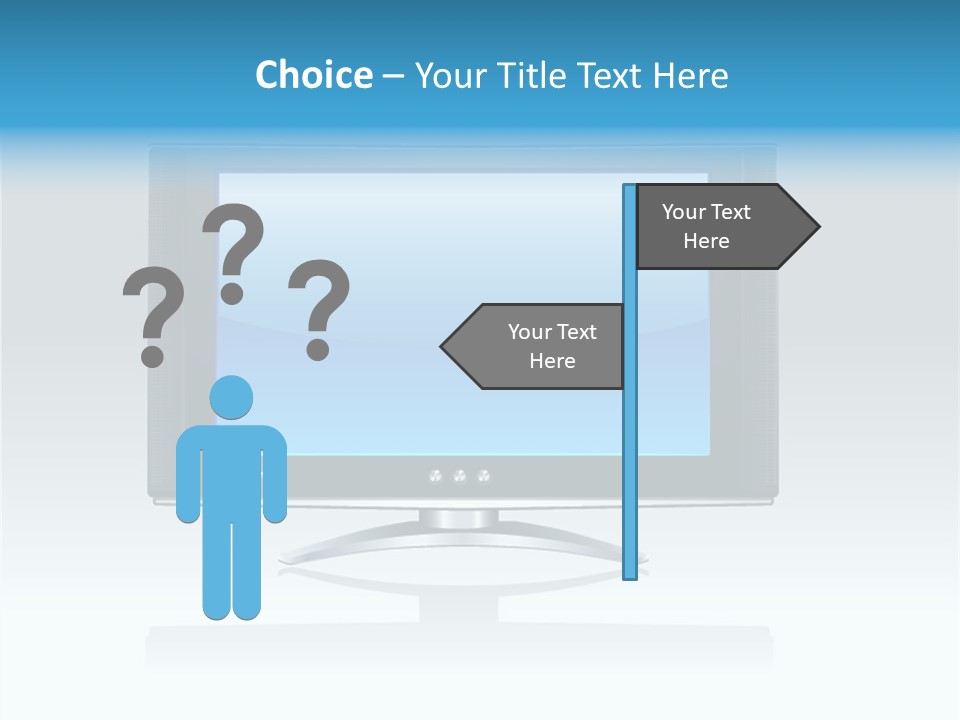 Receiver Electronics Monitor PowerPoint Template