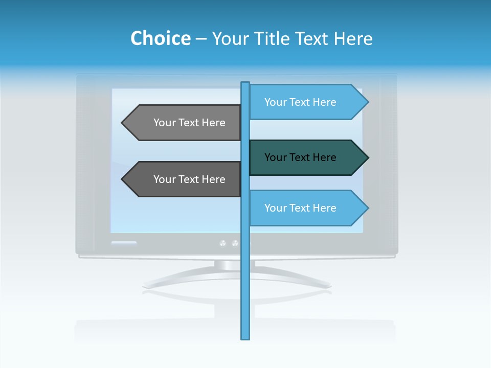 Receiver Electronics Monitor PowerPoint Template