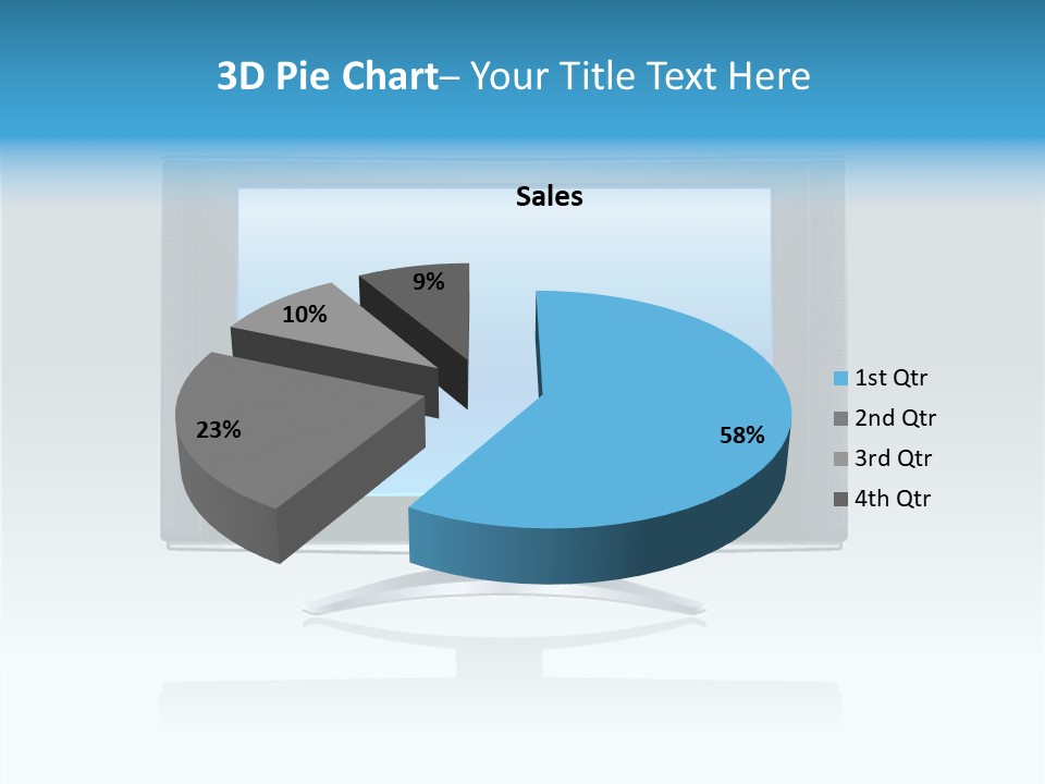 Receiver Electronics Monitor PowerPoint Template