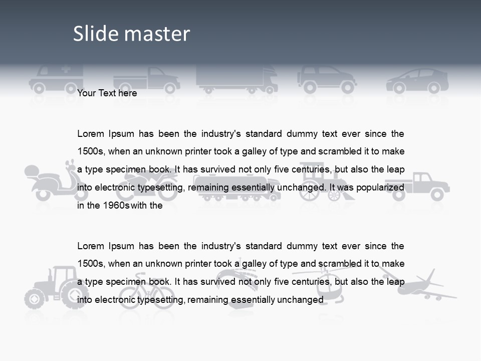 Cargo Transportation Design PowerPoint Template