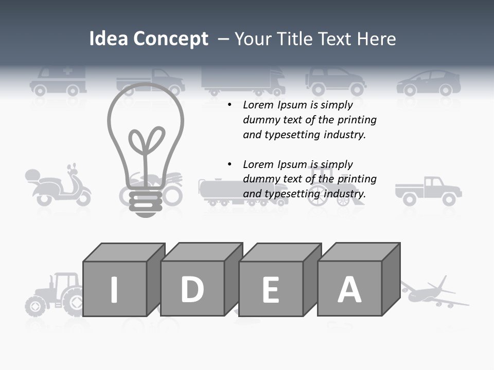 Cargo Transportation Design PowerPoint Template