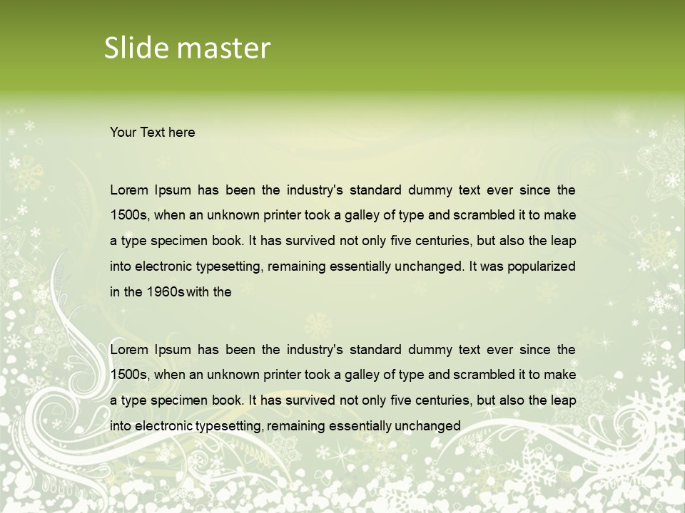 Paint Celebration Squiggle PowerPoint Template