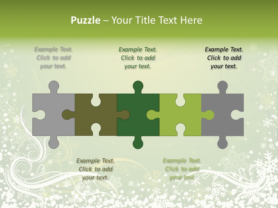 Paint Celebration Squiggle PowerPoint Template