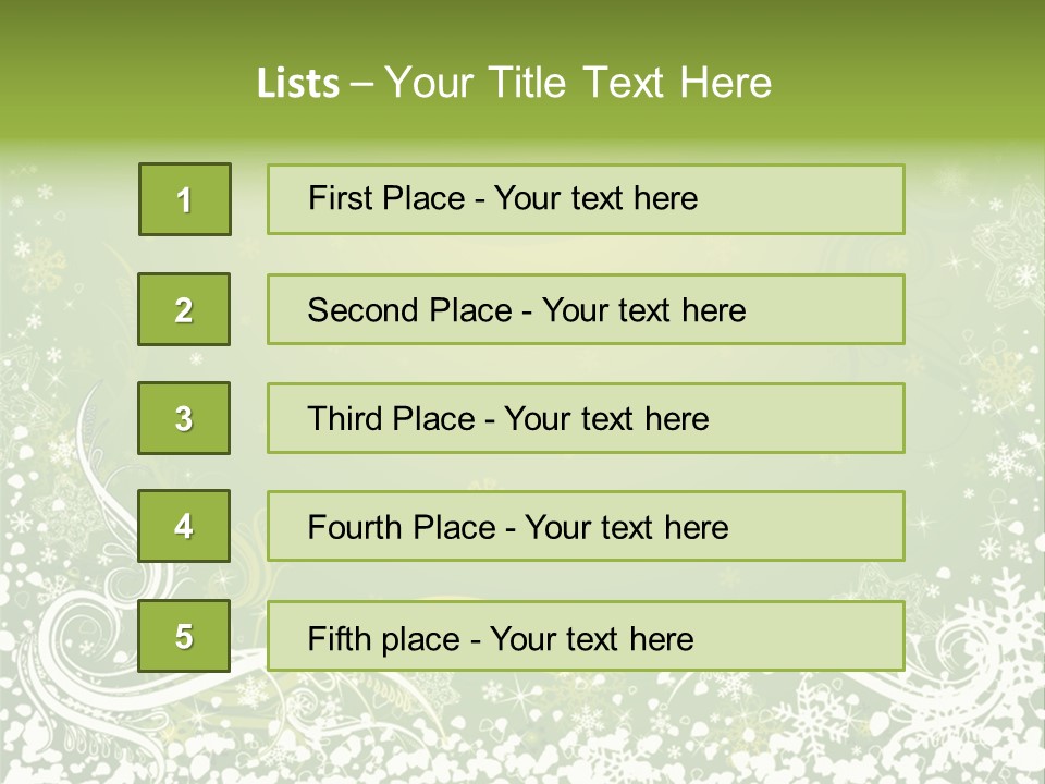 Paint Celebration Squiggle PowerPoint Template
