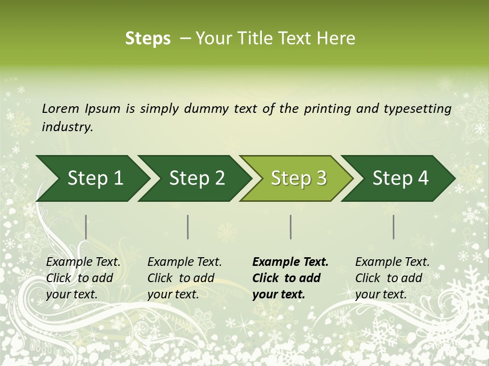 Paint Celebration Squiggle PowerPoint Template