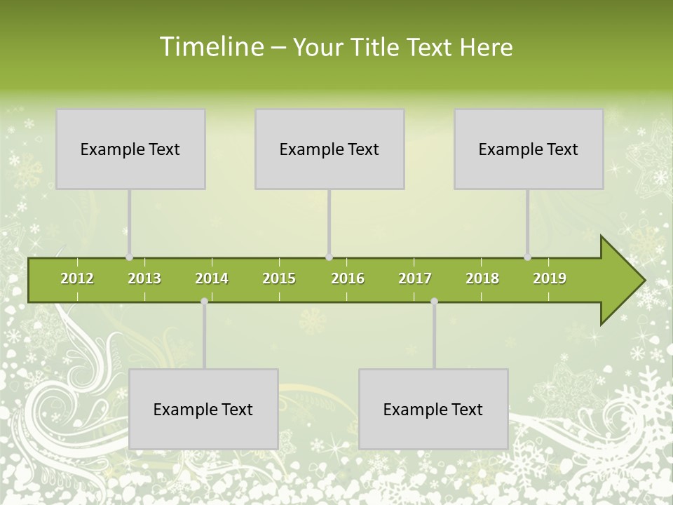 Paint Celebration Squiggle PowerPoint Template