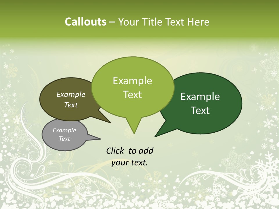 Paint Celebration Squiggle PowerPoint Template