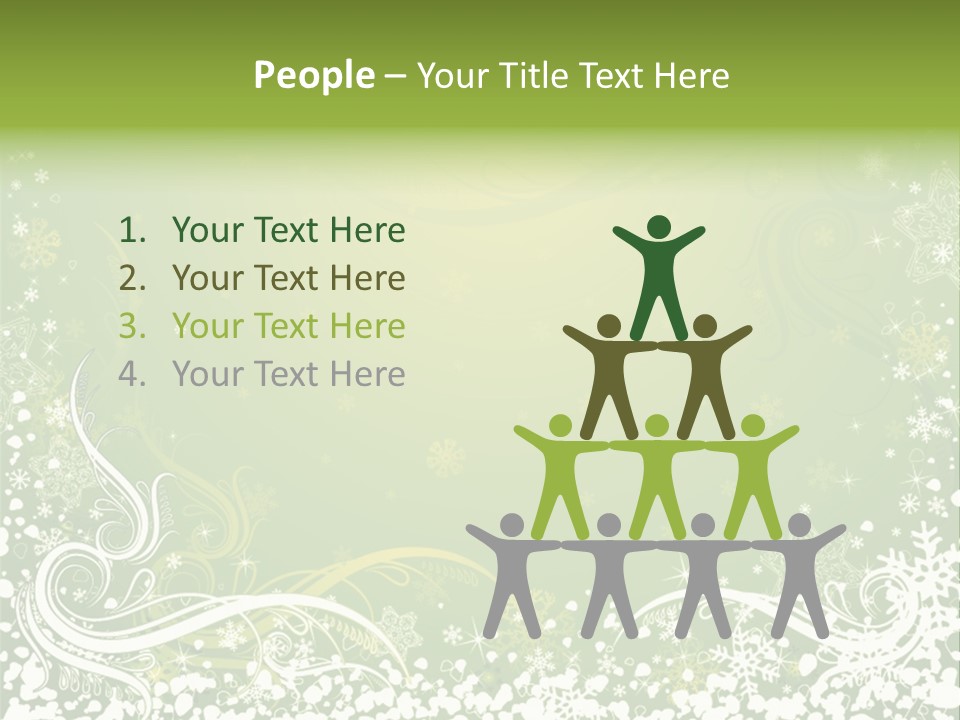 Paint Celebration Squiggle PowerPoint Template