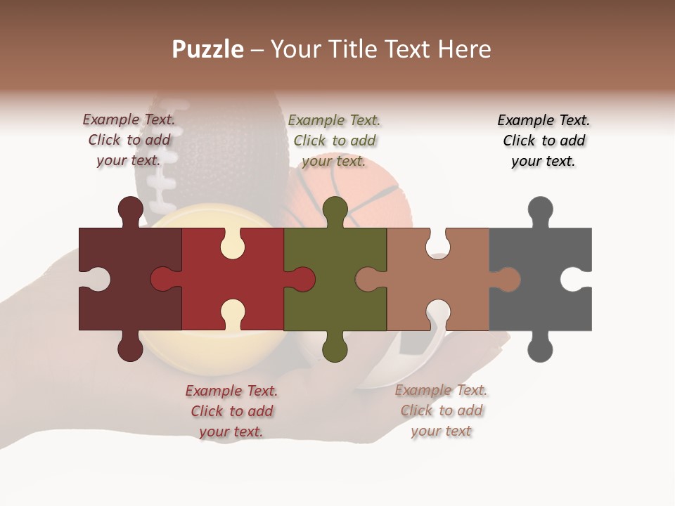 Decoration Caucasian Variety PowerPoint Template