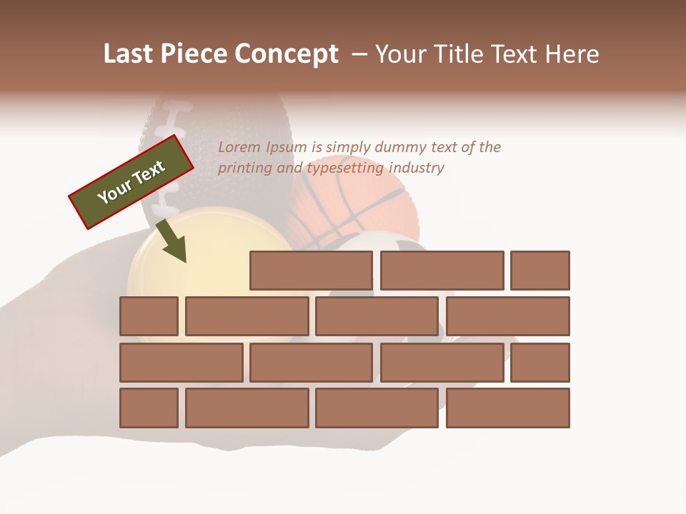 Decoration Caucasian Variety PowerPoint Template