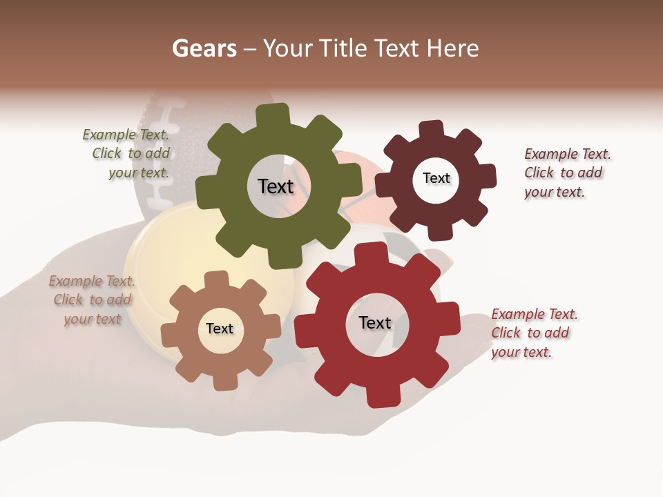 Decoration Caucasian Variety PowerPoint Template