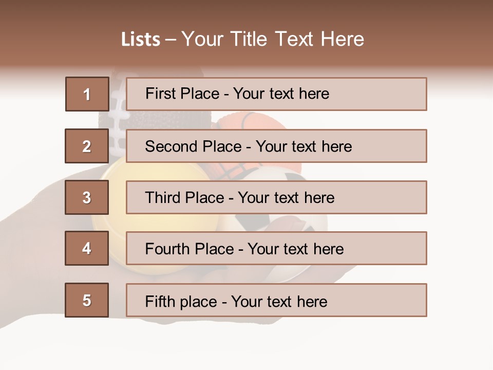 Decoration Caucasian Variety PowerPoint Template