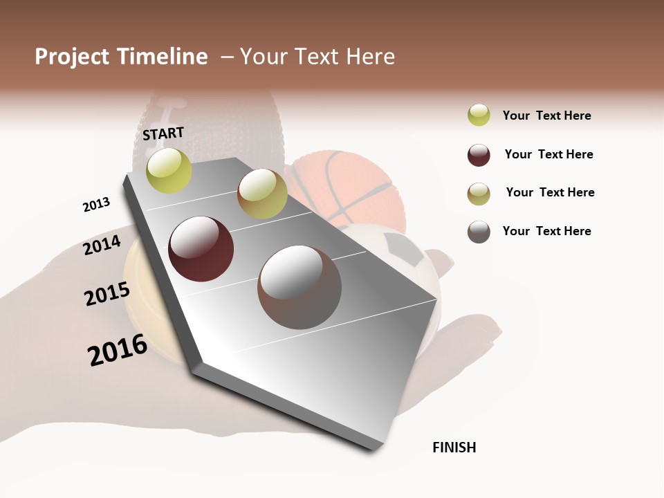 Decoration Caucasian Variety PowerPoint Template
