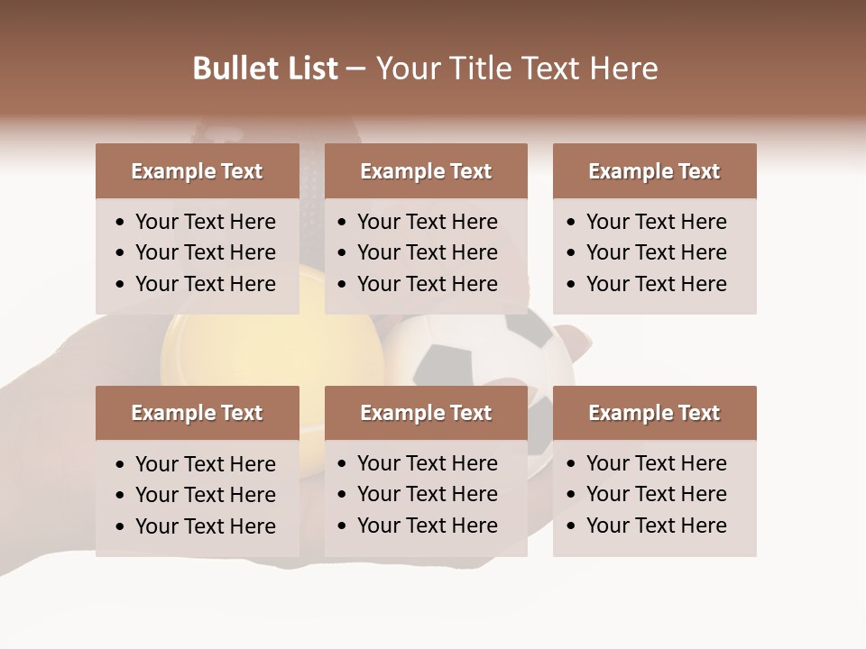 Decoration Caucasian Variety PowerPoint Template
