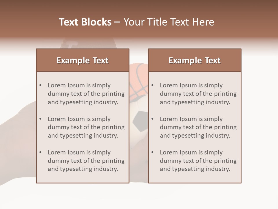 Decoration Caucasian Variety PowerPoint Template
