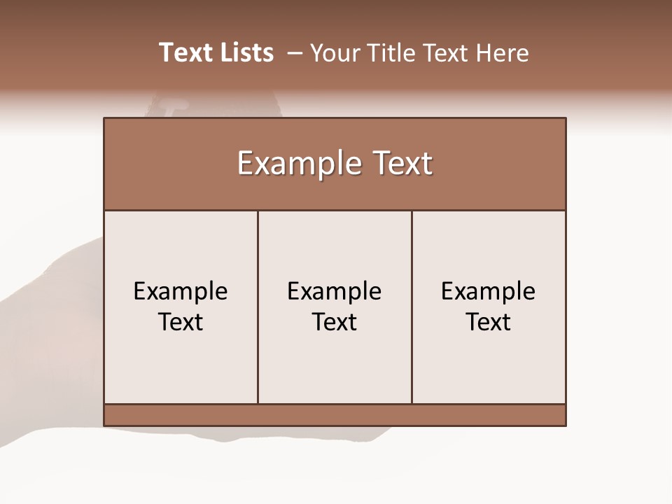 Decoration Caucasian Variety PowerPoint Template