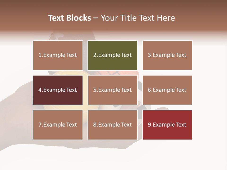 Decoration Caucasian Variety PowerPoint Template