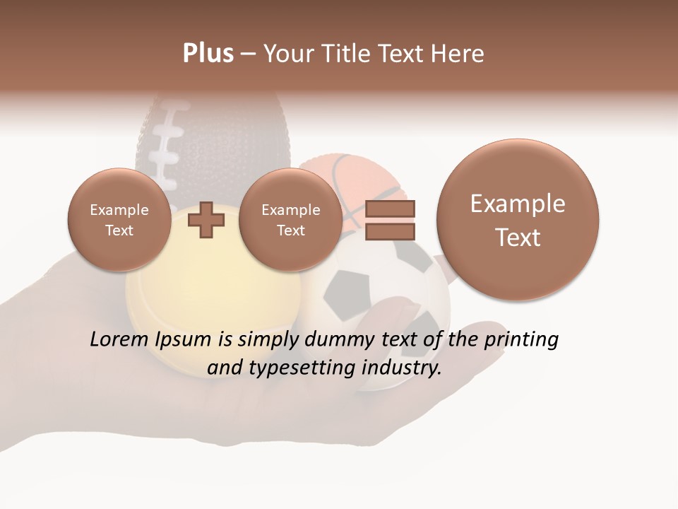 Decoration Caucasian Variety PowerPoint Template